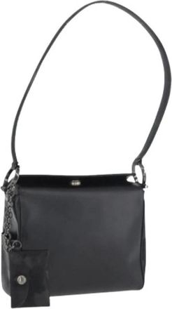Ferragamo Pre-owned Shoulder Bags, female, Black, Size: ONE SIZE Pre-owned Shoulder Bag