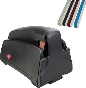 OEM Afilador El&eacute;ctrico Port&aacute;til Para Cuchillos De Cocina, Con Bandas Abrasivas De Granos 120/320/600/1000 Y Cepillo De Limpieza