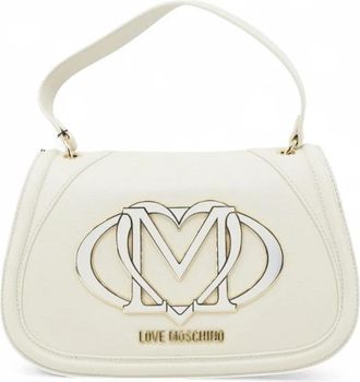 Love Moschino Shoulder Bag - Dames - Handtassen - Wit - ONE Size - Polyester - Tassen