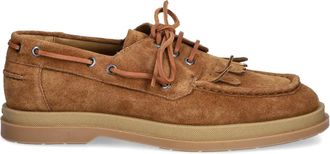 HUGO BOSS Mocassini in pelle scamosciata - Marrone