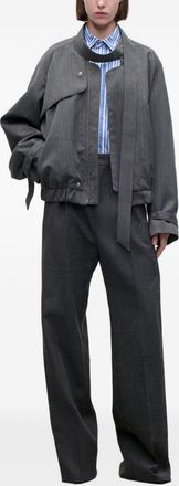Victoria Beckham Virgin Wool Jacket - Gray