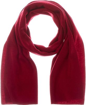 Sofiacashmere Sofiacashmere Full Needle Rib Wool & Cashmere-Blend Scarf