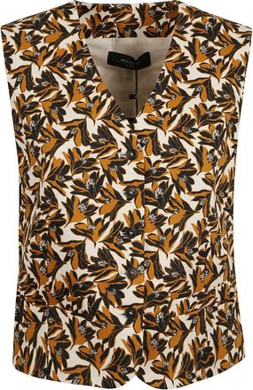 Max Mara Mouwloze Top - Dames - Tops zonder mouwen - Veelkleurig - 2XS - Tops
