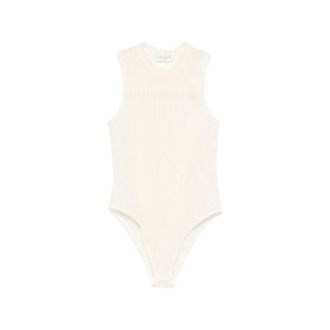 Forte_Forte Body, female, Beige, Size: XS Scalloped Trim Sleeveless Top