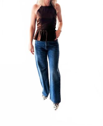 The Garment Cata Tie Top In Espresso