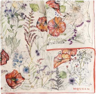 Alexander McQueen Dames, Accessoires, Beige, Maat: ONE Size Zijde