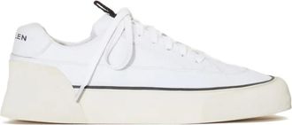 Osklen lace-up deck sneakers - Wit