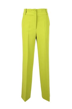 Access Fashion High-Waisted Straight-Leg Trousers In Vibrant Apple Green