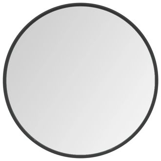 vidaXL Espejo De Pared Negro 60 Cm Vidaxl