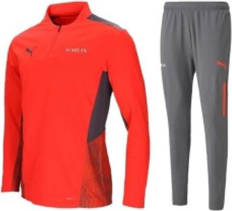 Puma AC Milan Senior Trainingspak 2021-2022 - Heren - Trainingspakken - Rood - S - Fitness