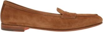 Santoni Carla Loafer - Dames - Loafers - Bruin - 37 1/2 EU - Su&egrave;de - Schoenen