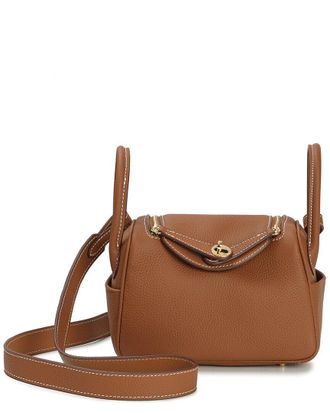 Tiffany & Fred Mini Leather Satchel