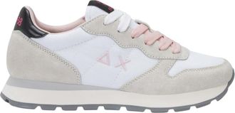 Sun 68 Ally Solid Sneaker - Dames - Sneakers - Wit - 40 EU - Leer - Schoenen