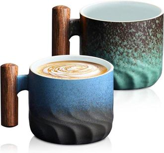 OEM Tazzine Da Caff&egrave; In Porcellana, 2 Tazzine Da Espresso, Tazzine Da Caff&egrave; Con Manico, Tazzine Da Cappuccino, 70 Ml, Tazza Da T&egrave;, Tazzine Da Espresso, Mi