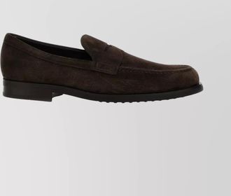 Tod's loafers with round toe and stitched detailing
