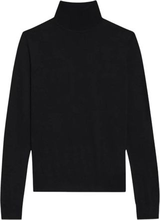 Theory Turtlenecks, female, Black, Size: XS Black Turtleneck Sweater