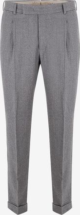 Pantaloni Torino Klassische Hose aus Flanell