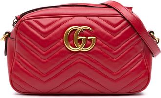 Gucci Pre-owned Gucci Small GG Marmont Matelasse Leather Crossbody Ladies GDN7Q9PYUVRYP21Y