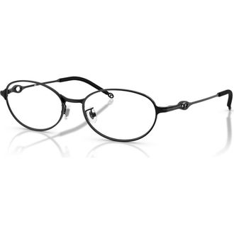 Diesel 55mm Oval optical glasses in Black at Nordstrom