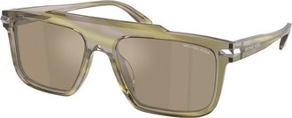 Michael Kors Boston Zonnebrillen - Heren - Zonnebrillen - Groen - 57 MM - Accessoires