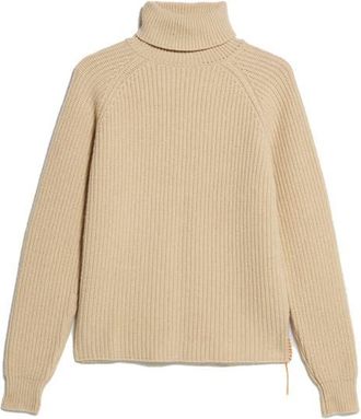 Fortela Oslo Merino Wool High Neck Sweater in Off White at Nordstrom, Size Xx-Large Eu