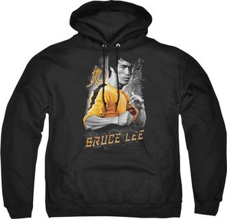 Gildan Bruce Lee Yellow Dragon Adult Pull Over Hoodie