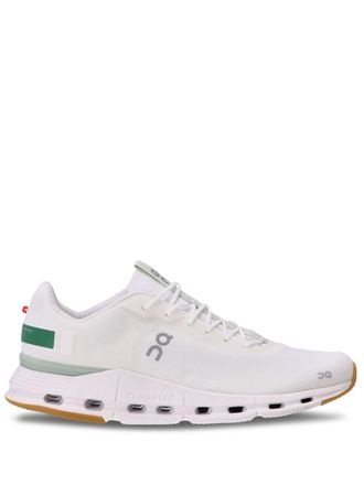 On Cloudnova lace-up sneakers - men - Fabric/Fabric/Rubber - 13 - WHITE GREEN