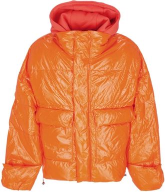 Acupuncture Oranje Reflex Heren Donsjack - Heren - Winterjassen - Oranje - M - Katoen - Jassen