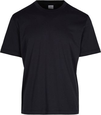 Eleventy Black Crew-Neck T-Shirt