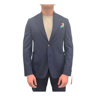 Bharnaba Blazers, male, Blue, Size: 2XL Abito
