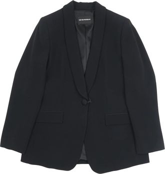Emporio Armani Blazers - Dames - Blazers - Zwart - XL - Leer - Jassen