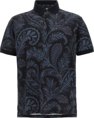 Etro Polo Paisley Flowers