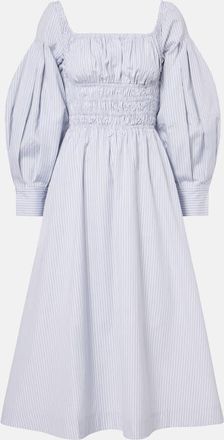 Altuzarra Abito midi Josie in cotone a righe