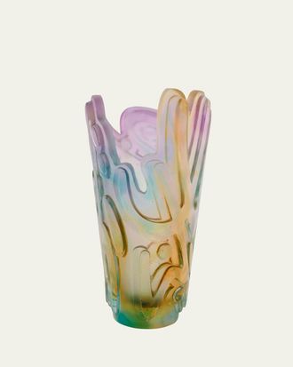 Daum Crystal Rock II Vase