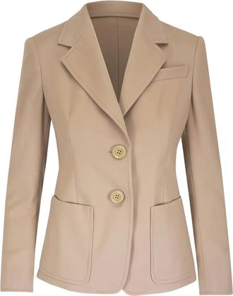 Akris Giacca con tasche e bottoni - Marrone