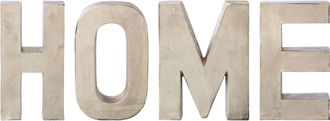 Schubiger M&ouml;bel Schriftzug Home, Silber H: 30 cm