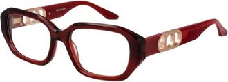 Trussardi Modieus Cat-Eye Brillenmontuur - Dames - Brillen - Rood - ONE Size - Accessoires