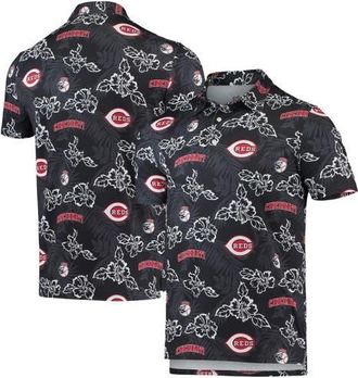 Reyn Spooner Mens Reyn Spooner Black Cincinnati Reds Performance Polo at Nordstrom, Size Small