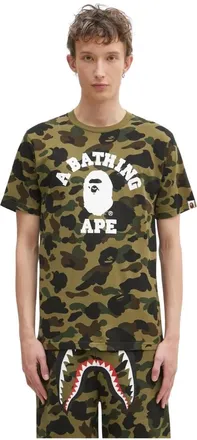 A Bathing Ape T-shirt College 1st Camo - - Tops - Uomo - Multicolore - 2XL