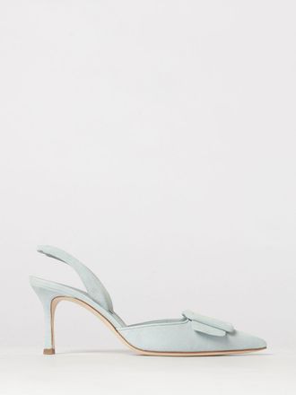 Manolo Blahnik Slingback Maysli in camoscio