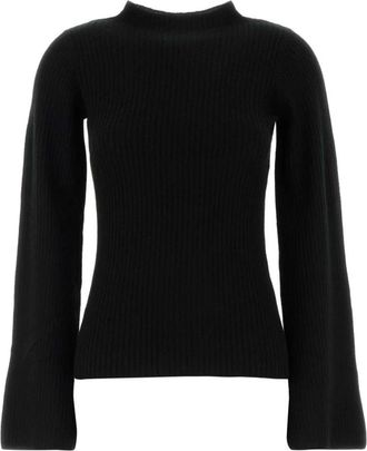 Le Kasha Utah Sweater - Dames - Coltruien - Zwart - XS - Leer - Truien & Vesten