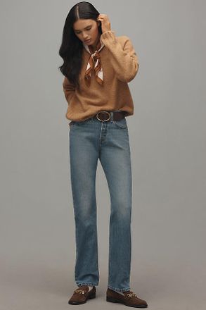 Levi's 501 Curve High-Rise Straight-Leg Jeans