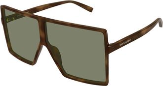 Saint Laurent Sunglasses, unisex, Brown, Size: 63 MM Betty S Sunglasses