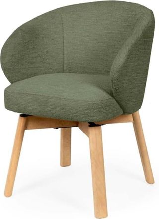 Koketto Home Silla giratoria de estilo n&oacute;rdico y en color verde
