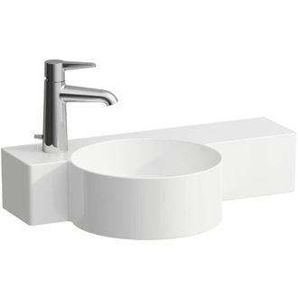 Laufen Laufen - Val Lavabo Con Enjuague Manual, 1 Agujero Para Grifo A La