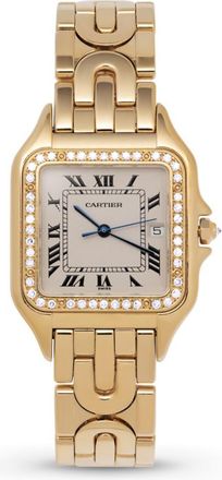 Cartier Pre-owned Cartier Panthere De Cartier Quartz Diamond White Dial Ladies Watch 1270 2