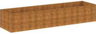 vidaXL Jardinera Acero Corten 386x100x69 Cm Vidaxl