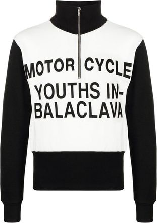 Youths in Balaclava Motor Cycle knit jumper - men - Cotton - L - White