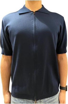 Daniele Fiesoli Cardigan - Heren - Vesten - Blauw - L - Truien & Vesten