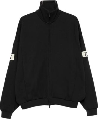 Fear of God Hoodies & sweatvesten, Heren, Zwart, L, Zip-Through Sweatshirt
